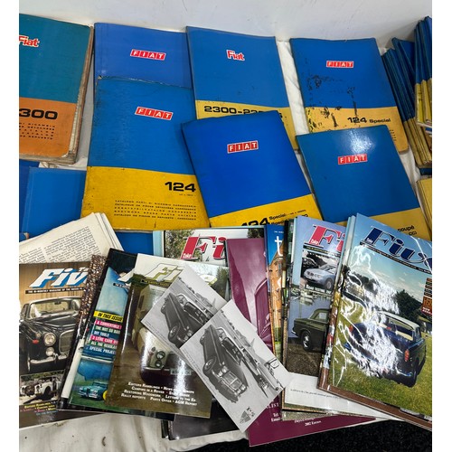 236 - Large selection of Fiat manuals includes 2300, etc