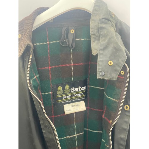 219 - Vintage gents Barbour coat