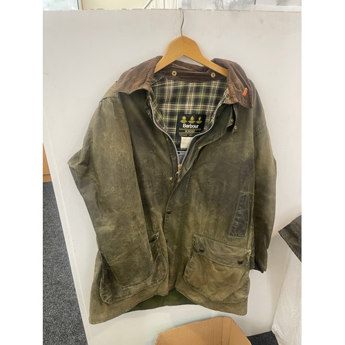 222 - Vintage gents Barbour coat