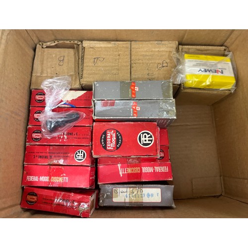 259 - Selection of fiat car parts includes Badges, motor components etc