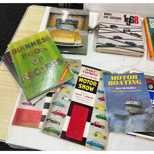 181 - Large selection of books includes motor books, cars etc