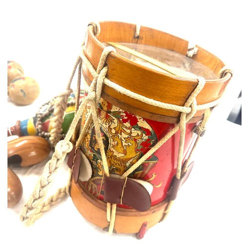 272 - Selection of Mexican musical instruments to include a drum