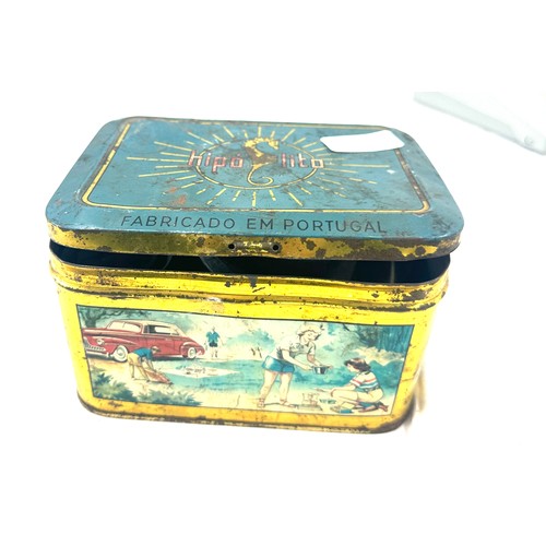 524 - Vintage tin cased hipo lito