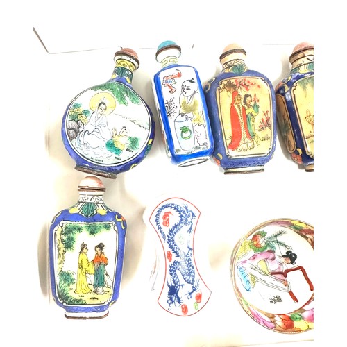 508 - Selection of oriental scent bottles etc