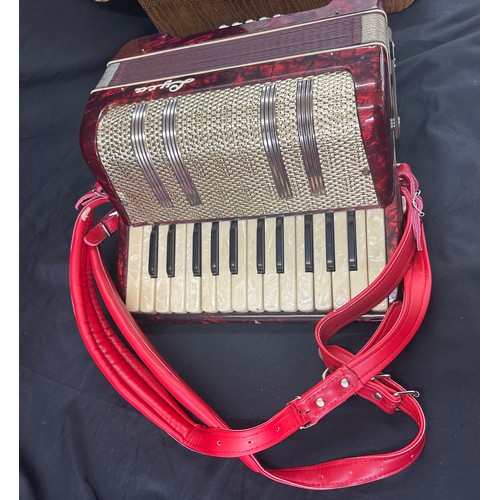 163 - Vintage cased Lyca accordion