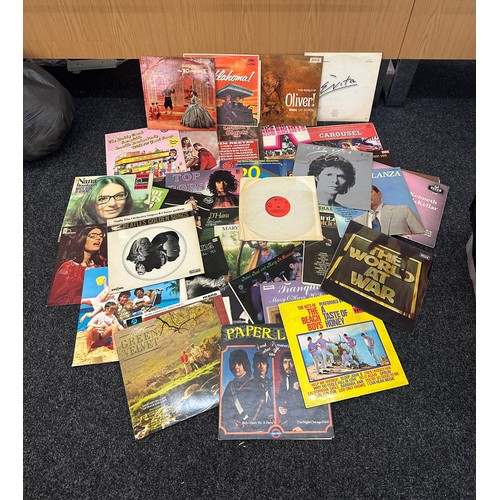 162 - Large selection of LP's to include musical, classical and 70's etc