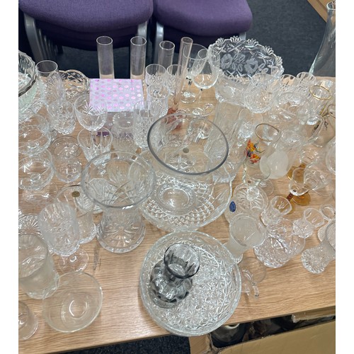 155 - Large selection of glassware