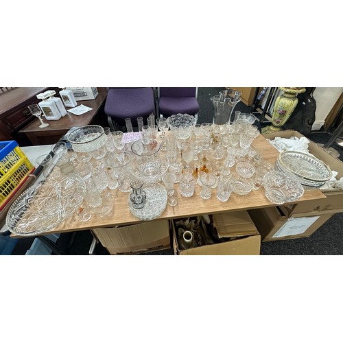 155 - Large selection of glassware