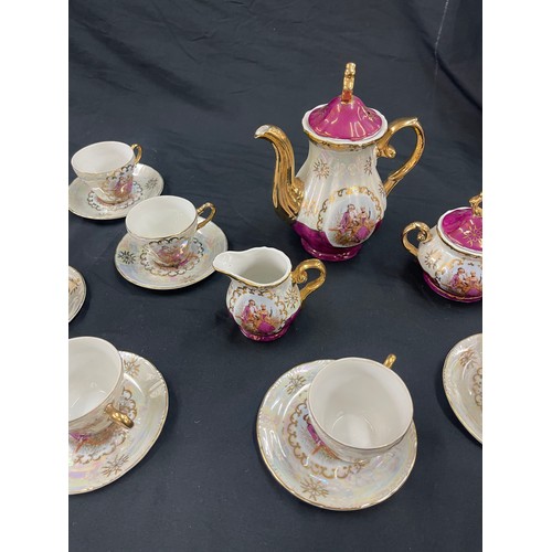 79 - Oriental miniature coffee set