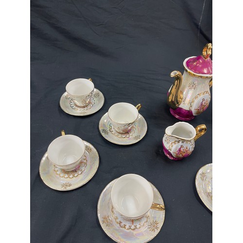 79 - Oriental miniature coffee set