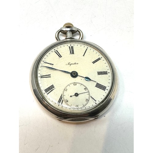 362 - STERLING SILVER Cased Gents Vintage POCKET WATCH Hand-wind Working