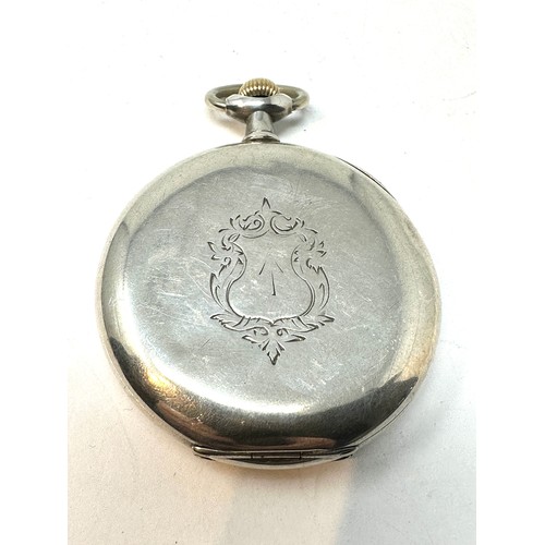 362 - STERLING SILVER Cased Gents Vintage POCKET WATCH Hand-wind Working