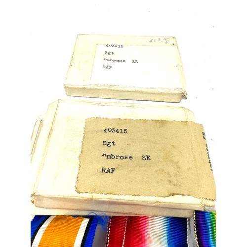 385 - WW.1 1914 - 15 Star Trio & M.I.D Group w/ Boxes & Ribbons Named. Star 2159 Pte. S.E. Ambrose R.A.M.C... 