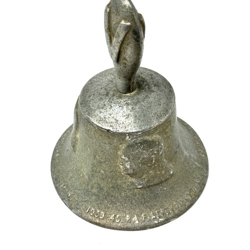 379 - WW2 Aluminium Bell
Made From The Metal Of Shot Down German Aircraft