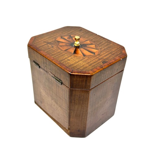 427 - Antique inlaid Tea Caddy Box