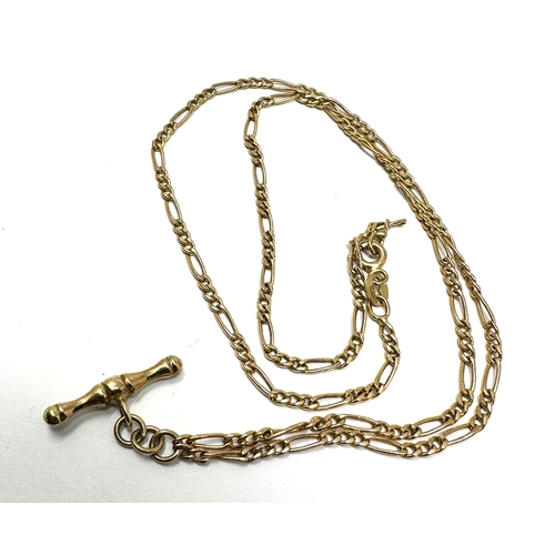 47 - 9ct gold watch chain style necklace weight 2.7g