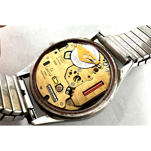 351 - Vintage stainless steel omega Seamaster quartz gents wristwatch cal 1337 the watch is not ticking po... 