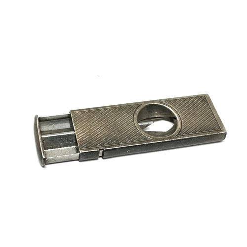 14 - Vintage silver cigar cutter