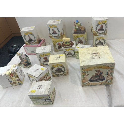 167 - Selection of leonardo collection ornaments some boxed