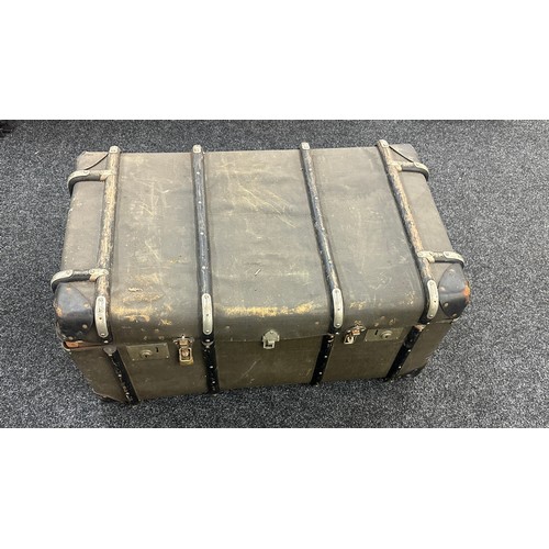 265 - Vintage travel trunk 19 inches tall 36 inches wide 93 inches depth