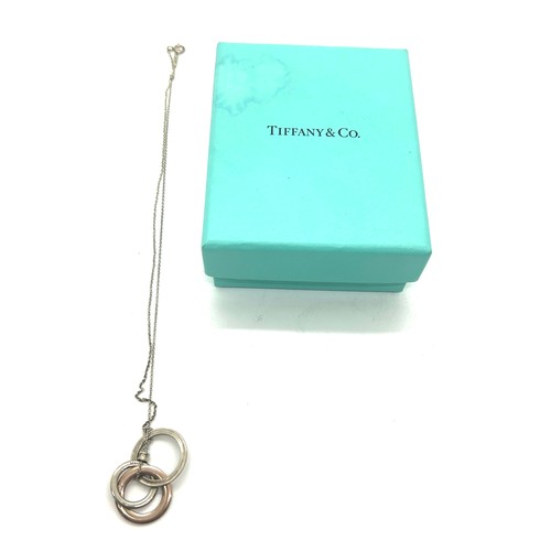 412 - Boxed Tiffany and co silver necklace