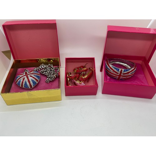 549 - Selection of boxed Butler and Wilson jewellery