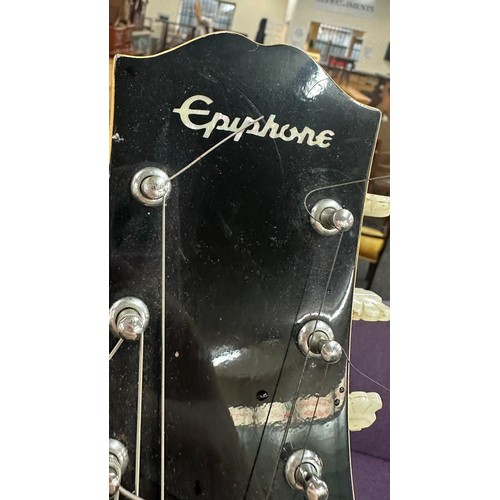 267 - Epiphone guitar with stand