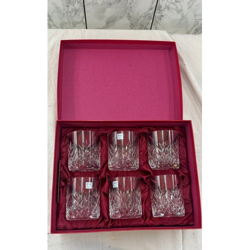 86 - Set of 6 Schott Zwiesel Germany tumbler glasses in original box