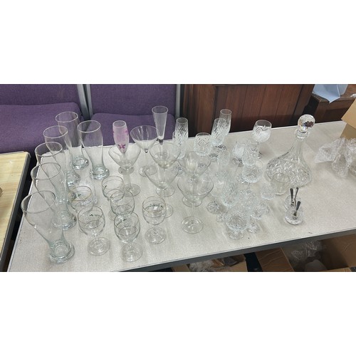 228 - Large selection of glassware