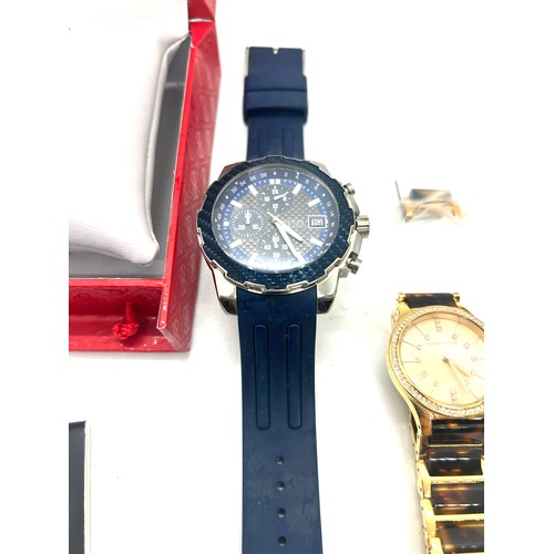 523 - Selection of watches includes Karen Millen, Pequignet etc, all untested