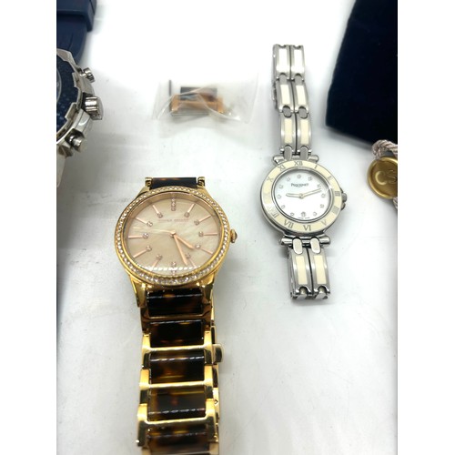 523 - Selection of watches includes Karen Millen, Pequignet etc, all untested