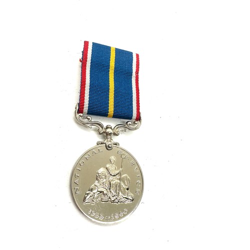 462 - Vintage boxed National Service Medal