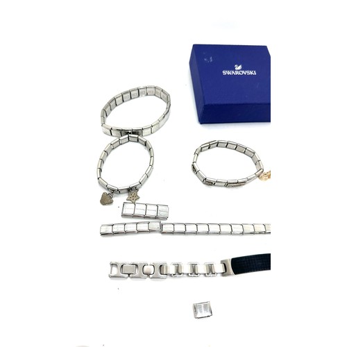 510 - Selection of Nomination bracelets and Swarovski jewelry etc