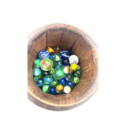 88 - Large selection of vintage marbles