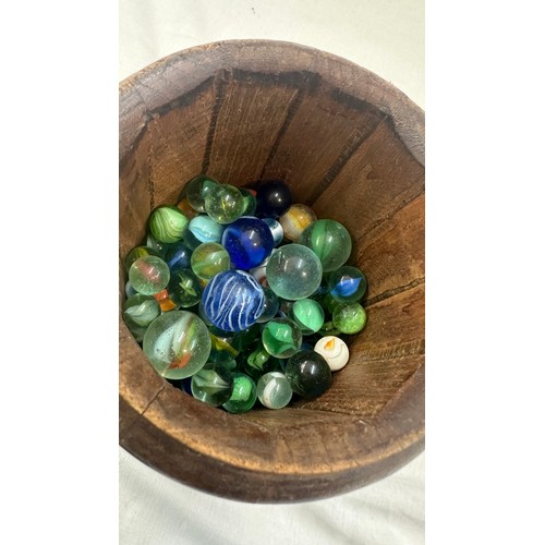 88 - Large selection of vintage marbles