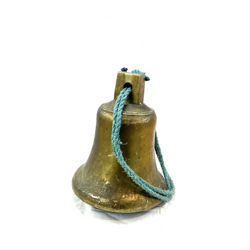 251 - Vintage school bell 10 inches tall 8 inches diameter