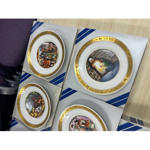 212 - 12 boxed Vintage 1975 Royal Copenhagen The Hans Christian Andersen Fairy Tales Plates