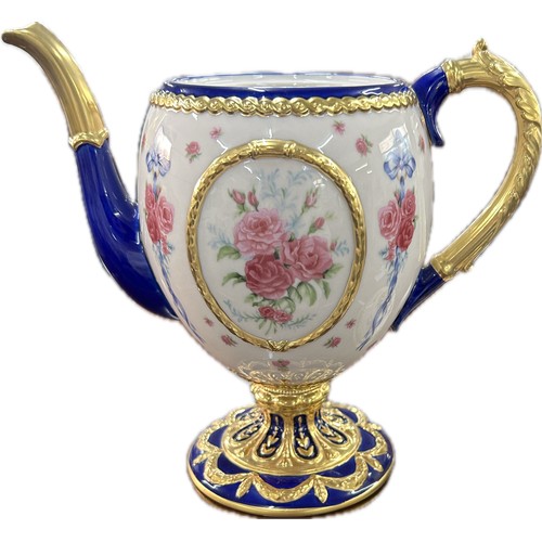 407 - House of faberge, the faberge egg imperial tea pot