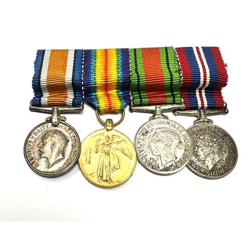 348 - ww1 & ww2 pairs miniature medals