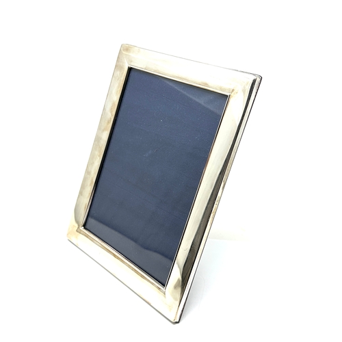 2 - large silver picture frame measures approx 22cm by 17cm