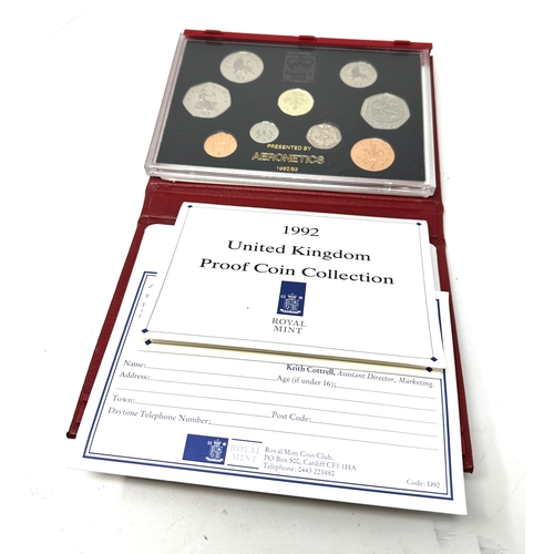 394 - 1992 United Kingdom Royal Mint Proof Coin Collection with CoA and Box