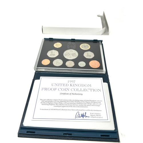 396 - 1997 United Kingdom Royal Mint Proof Coin Collection with CoA and Box