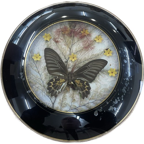 254 - Vintage Alora wall plaque measures approximately 12 inches diameter