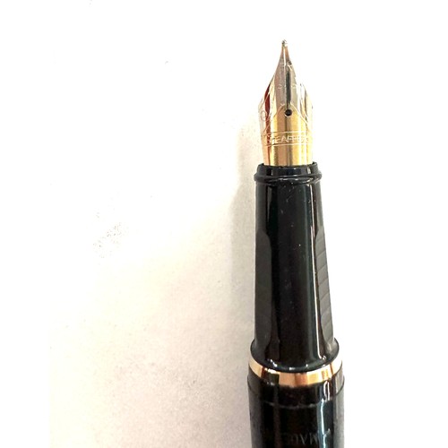 437 - Sheaffer Prelude fountain pen with wooden base