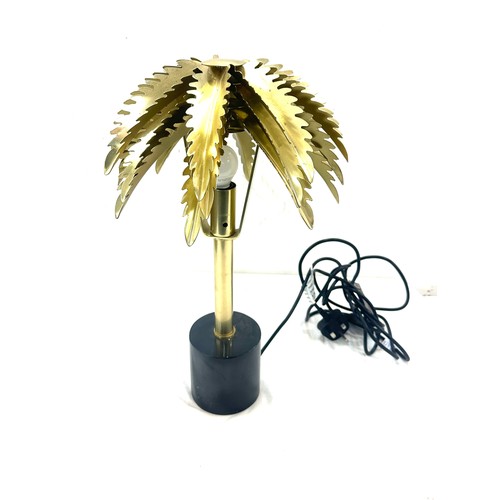 247 - Vintage retro palm tree lamp - working