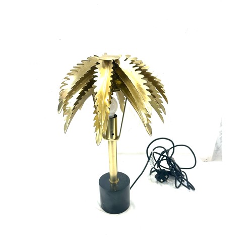 247 - Vintage retro palm tree lamp - working