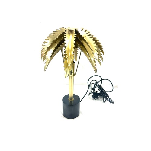 247 - Vintage retro palm tree lamp - working