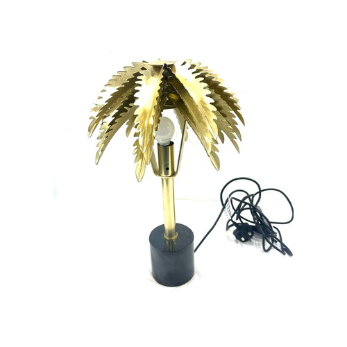 247 - Vintage retro palm tree lamp - working