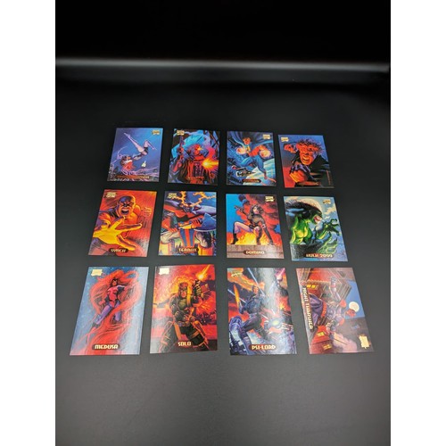 409 - Extremely rare Fleer Marvel Masterpiece Hildebrandt Brothers Cards Collection, dated 1994. 36 cards ... 