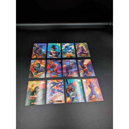 409 - Extremely rare Fleer Marvel Masterpiece Hildebrandt Brothers Cards Collection, dated 1994. 36 cards ... 